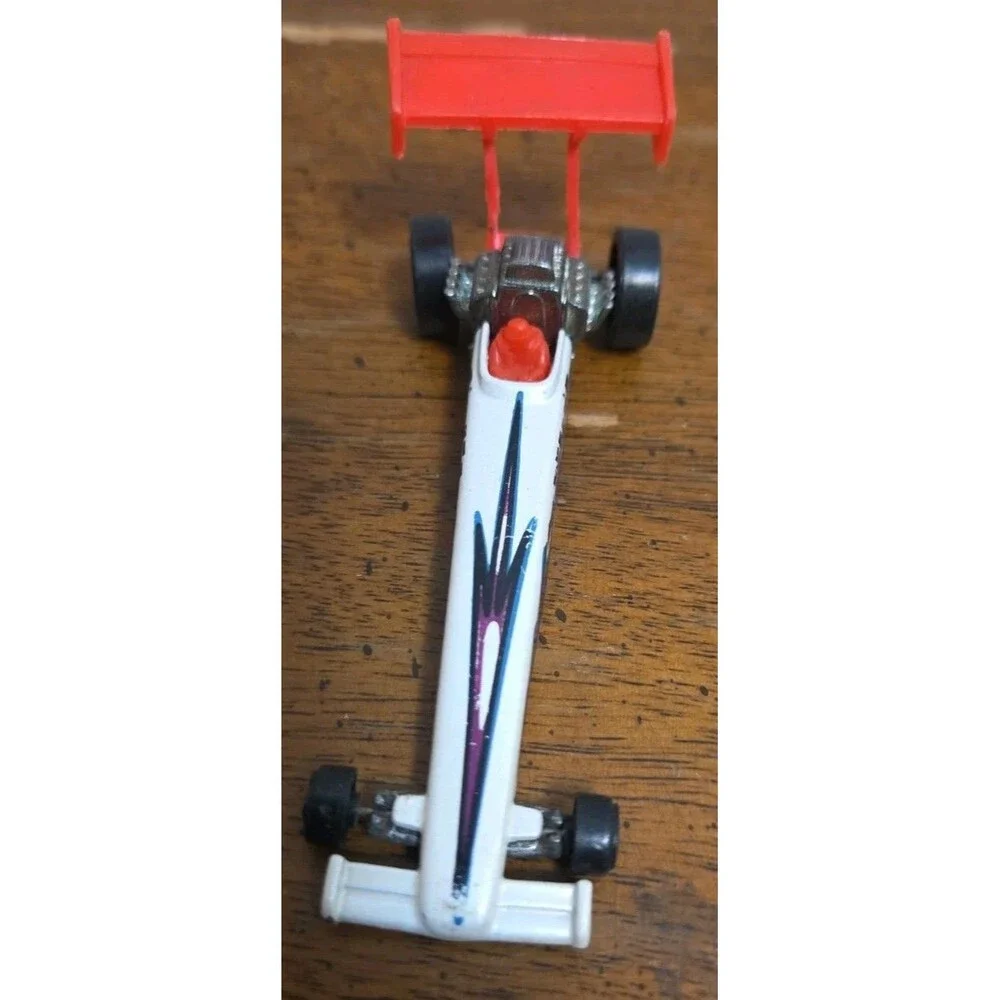 Hot Wheels Top Fuel Racing Dragster Hot Set-up White 1992 Vintage